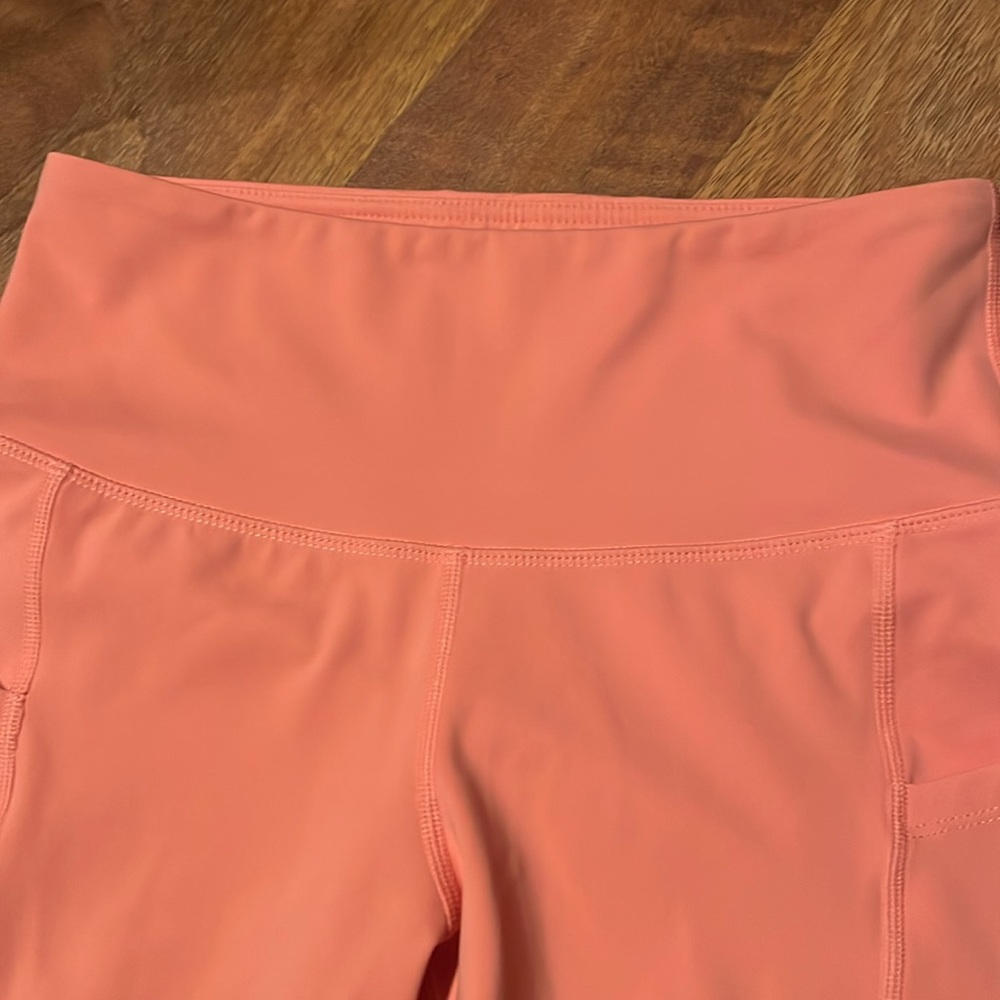 New peach color Mono b full length leggings - Picture 2 of 16